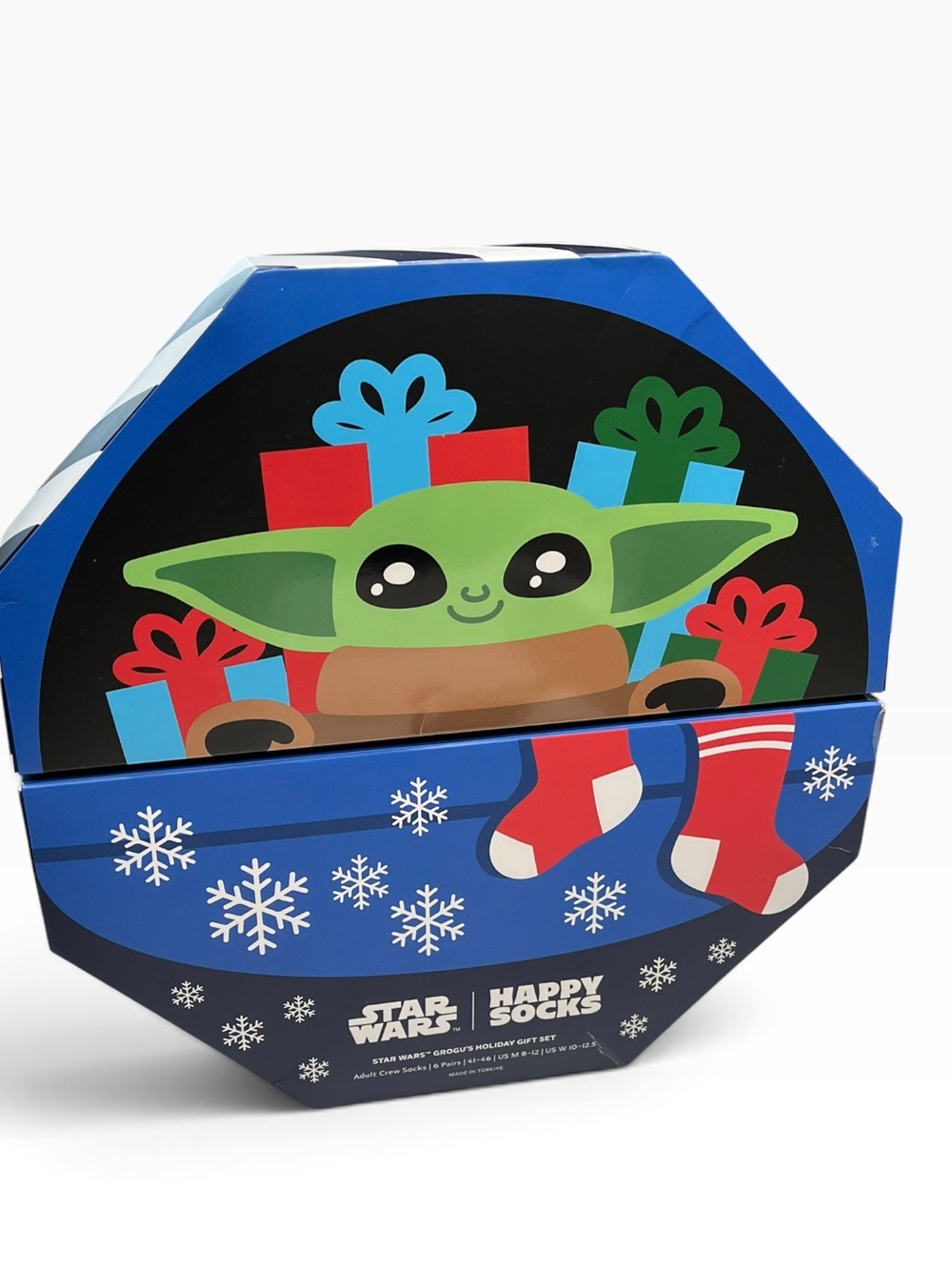 NWT Happy Socks Star Wars 6-Pack Grogu’s Holiday Gift Set